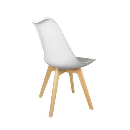 Imagem de KIT 2 Peças Cadeira Eames Leda Branca Luxo Casa Escritório Combo