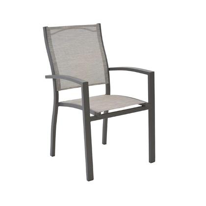 Imagem de Kit 2 Peças Cadeira Outdoor Angra Amêndoa Tela Bege - Rivatti