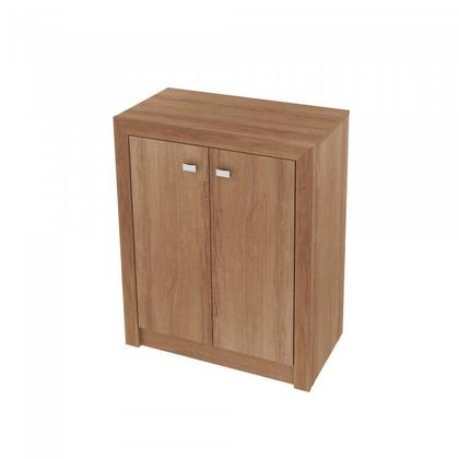 Imagem de Kit 2 Peças com Escrivaninha 3 Gavetas e Armário Baixo  2 Portas