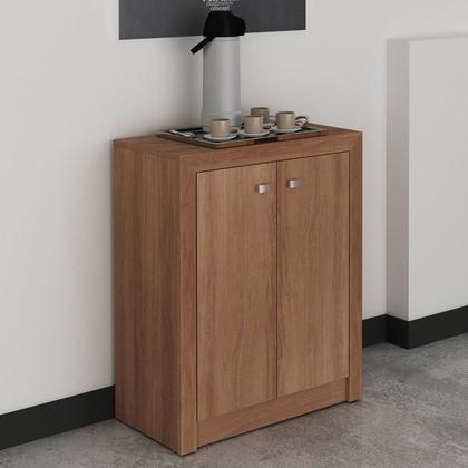 Imagem de Kit 2 Peças com Escrivaninha 3 Gavetas e Armário Baixo  2 Portas