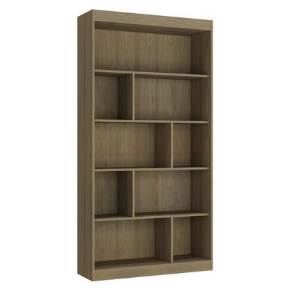 Imagem de Kit 2 Peças com Escrivaninha e Estante para Livros Manila Espresso Móveis