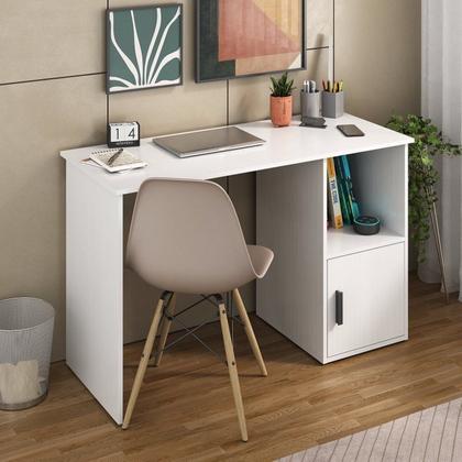 Imagem de Kit 2 Peças com Escrivaninha e Estante para Livros Marsala Espresso Móveis