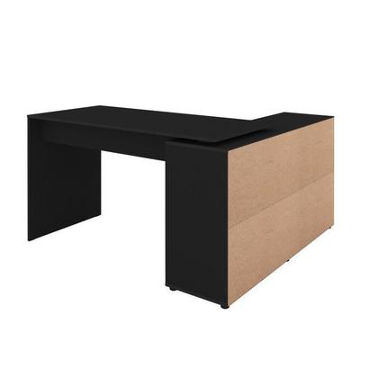 Imagem de Kit 2 Peças com Escrivaninha em L 8 Nichos e Estante Livreiro