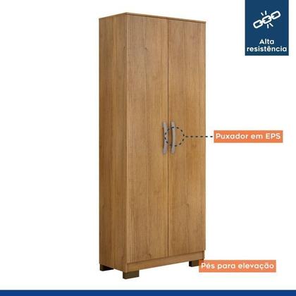 Imagem de Kit 2 Peças com Mesa para Computador Escrivaninha e Armário Multiuso 2 Portas Natal