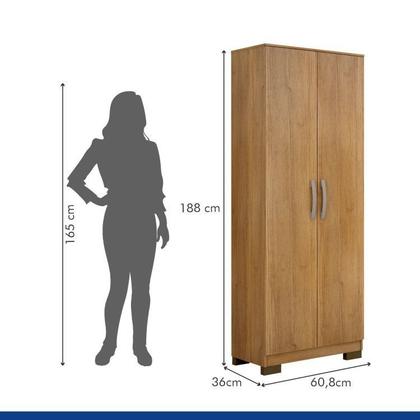 Imagem de Kit 2 Peças com Mesa para Computador Escrivaninha e Armário Multiuso 2 Portas Natal