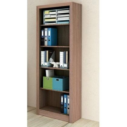 Imagem de Kit 2 Peças com Mesa para Escritório em L e Estante Livreiro