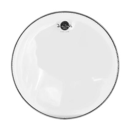 Imagem de Kit 2 Pele Tom Surdo 14” Filme Duplo Luen Dudu Portes DP Double Clear PL11021N