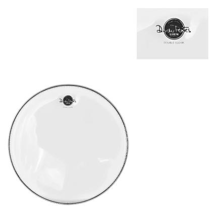 Imagem de Kit 2 Pele Tom Surdo 14” Filme Duplo Luen Dudu Portes DP Double Clear PL11021N