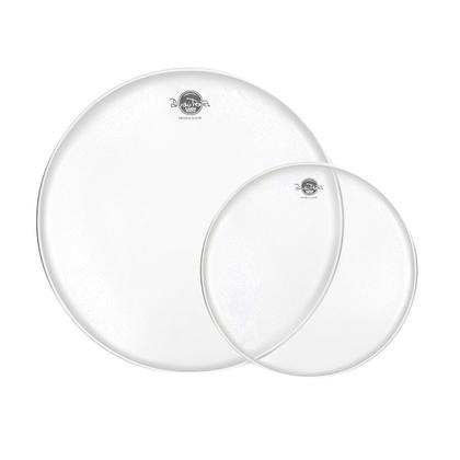 Imagem de Kit 2 Pele Tom Surdo 14” Filme Duplo Luen Dudu Portes DP Double Clear PL11021N