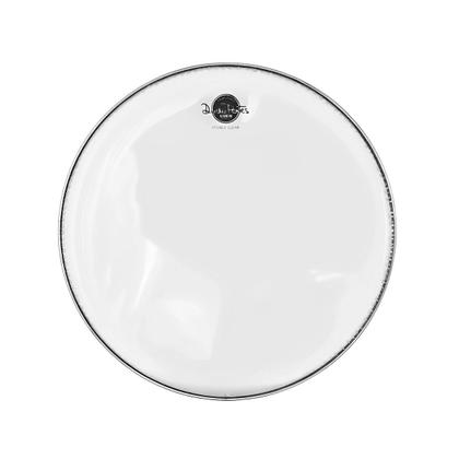 Imagem de Kit 2 Pele Tom Surdo 14” Filme Duplo Luen Dudu Portes DP Double Clear PL11021N