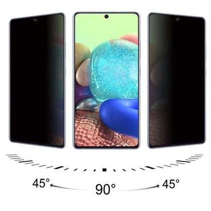 Imagem de kit 2 Películas 9d Privacidade Fosca Cerâmica Compatível Com Samsung Galaxy A04 A05 A14 A34 A35 A54 A55  Todos os Modelos