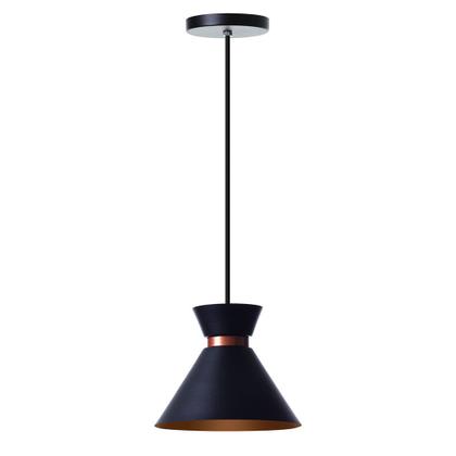 Imagem de Kit 2 Pendentes Dubai Preto Com Cobre Alumínio Decorações