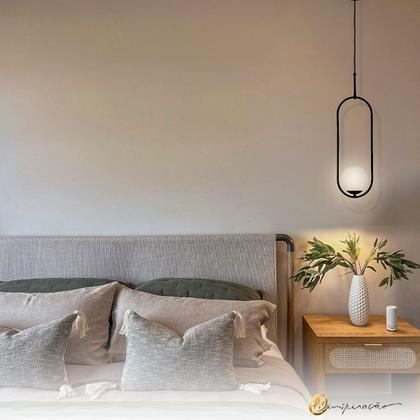 Imagem de Kit 2 Pendentes Pendulo Com Globo De Vidro Moderno 1xG9 778/1