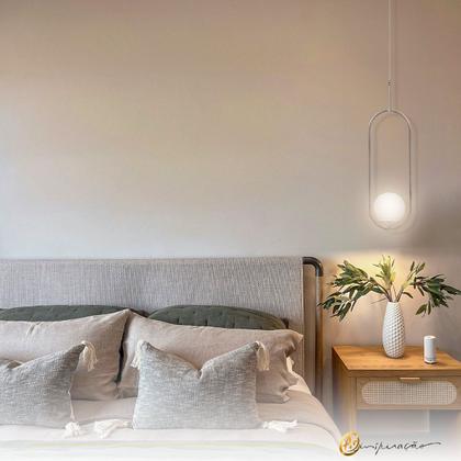 Imagem de Kit 2 Pendentes Pendulo Com Globo De Vidro Moderno 1xG9 778/1