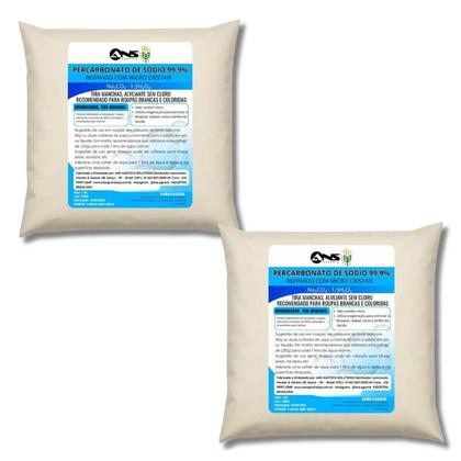 Imagem de Kit 2 Percarbonato De Sódio 1kg Cada