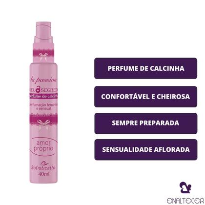 Imagem de Kit 2 Perfume de Calcinha Amor Proprio Morango com Champagne