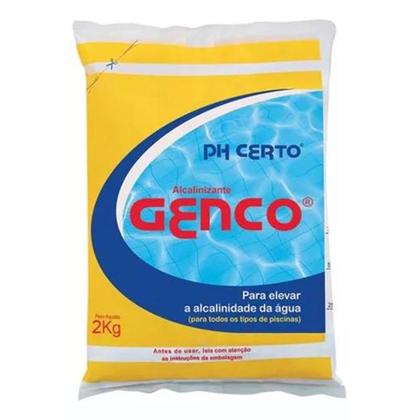 Imagem de Kit 2 Ph Certo Genco Elevador De Alcalinidade Piscinas 2kg