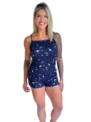 Imagem de Kit 2 Pijamas Curto Feminino Blusa e Short Doll Priscila