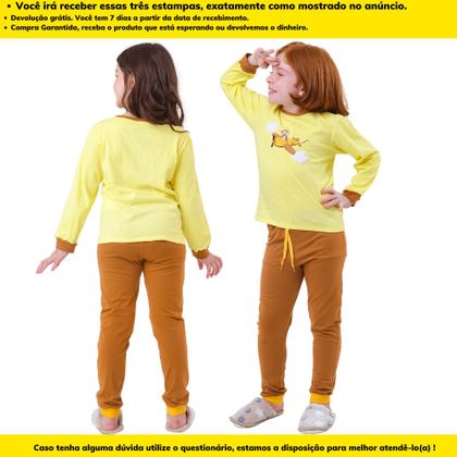 Imagem de Kit 2 Pijamas Infantis Unissex gemeos