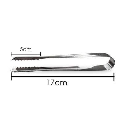 Imagem de Kit 2 Pinças Pegador Culinário 17Cm Multiuso Inox Massas