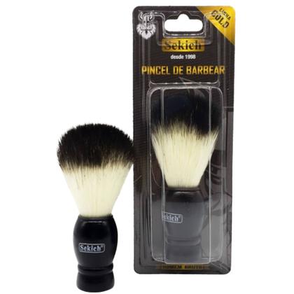 Imagem de Kit 2 Pincel De Barbear Gold 739K - Sekich