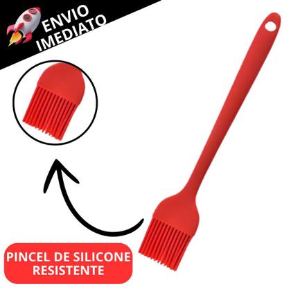 Imagem de Kit 2 Pincel De Silicone Resistente Alta Qualidade Confeiteiro Cozinha Utensílio de Cozinha Pincelar