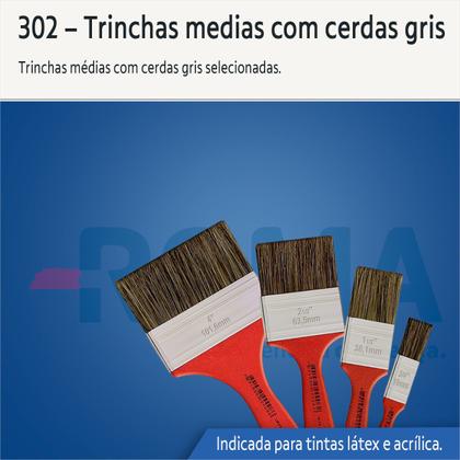 Imagem de Kit 2 Pincel Trincha 1 Polegada Atlas 395