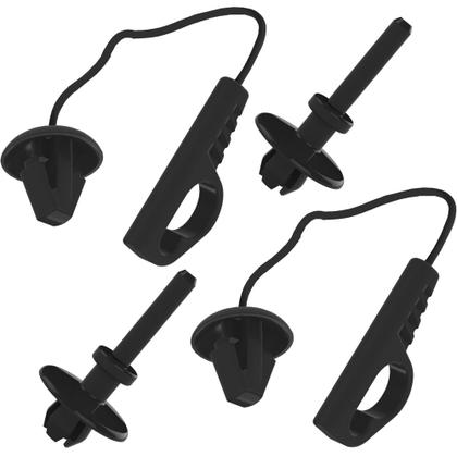 Imagem de Kit 2 Pinos Com Cordão Para Tampão Porta Malas Argo 2017 2018 2019 2020 2021 2022 2023 2024