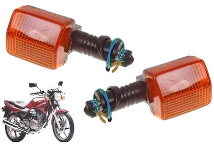 Imagem de Kit 2 Piscas Nx 150 200 350 Cbx 200 Strada Sahara Xlx 350