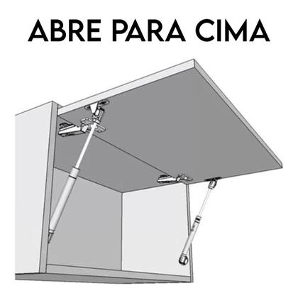 Imagem de Kit 2 Pistão A Gás 245Mm 140N Para Porta Armário Basculante