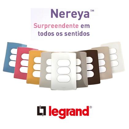 Imagem de Kit 2 Placa 4x2 1 Posto Sugar Gloss Nereya Legrand 663213