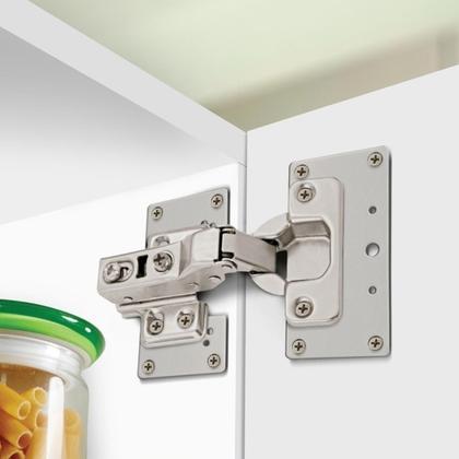 Imagem de Kit 2 Placa de Reparo Dobradica / Calco + Paraf