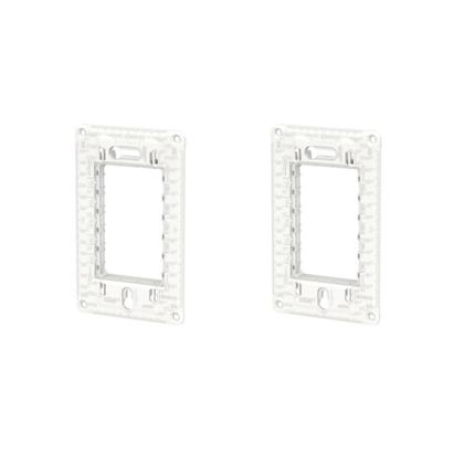 Imagem de Kit 2 Placa/Espelho 4X2 1 Mod  S730101294 Stellar Black Orion