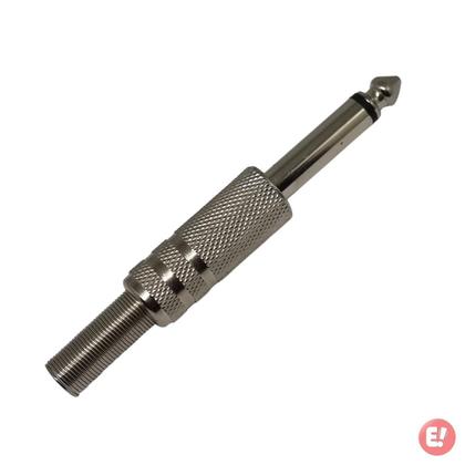 Imagem de Kit 2 Plug P10 Macho Mono Com Mola Simples Dreamer