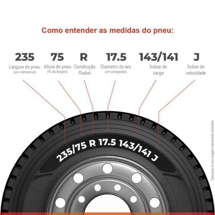 Imagem de Kit 2 Pneu 235/75R17.5 XBRI 143/141J 18PR TL XForza P1