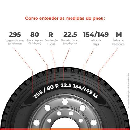 Imagem de Kit 2 Pneu 295/80R22.5 Pirelli R02 Proway Steer 154/149M