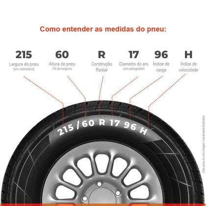 Imagem de Kit 2 Pneu Aro 17 215/60R17 Linglong 96H TL Comfort Master