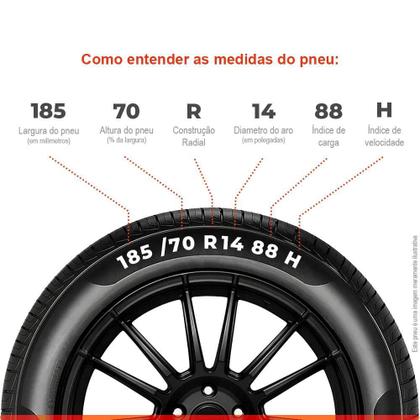 Kit 2 Pneu Continental Aro 14 185/70r14 88h Powercontact 2 Imagem de Kit 2 Pneu Continental Aro 14 185/70r14 88h Powercontact 2