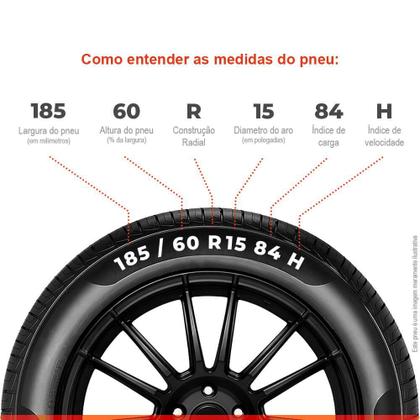 Imagem de Kit 2 Pneu Continental Aro 15 185/60R15 84H Powercontact 2