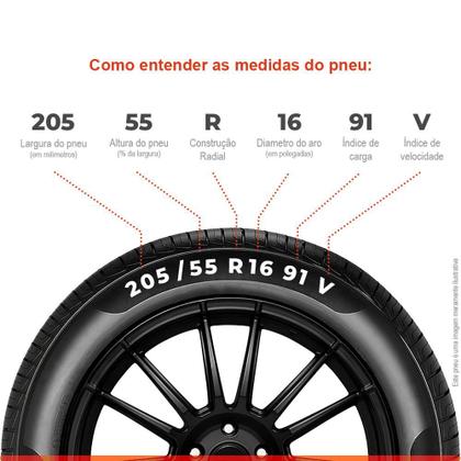 Imagem de Kit 2 Pneu Continental Aro 16 205/55r16 91v Fr PowerContact2