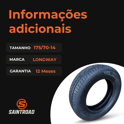 Imagem de Kit 2 Pneus 175/70-14 Aro 14 Para VW Gol G3 e Parati