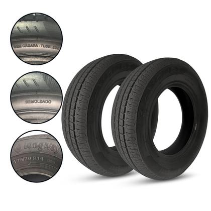 Imagem de Kit 2 Pneus Aro 14 175/70r14 Gp P400 84t Inmetro Longway