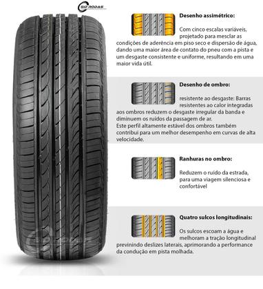 Imagem de Kit 2 Pneus Delinte Aro 19 255/40R19 DH2 101Y