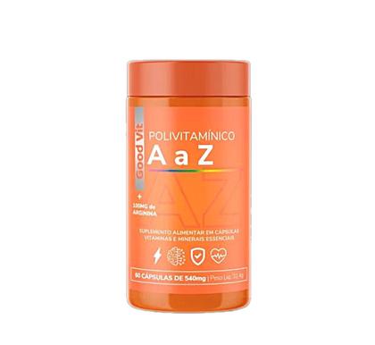 Imagem de Kit 2 Polivitamínico A A Z + 100mg Arginina 60 Caps Good Vit
