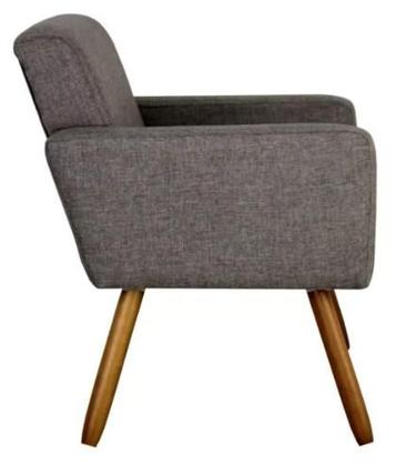 Imagem de Kit 2 Poltrona Cadeira Decorativa Sala Quarto Escritório Recepção Estar Linho Papirre Decor