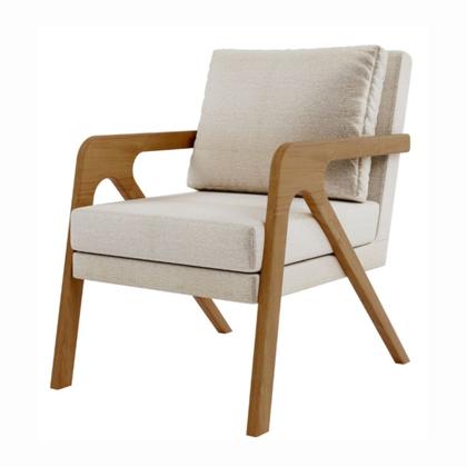 Imagem de Kit 2 Poltrona Decorativa Moderna Sala Escritório França