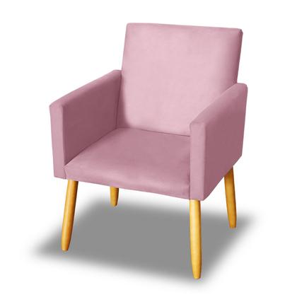 Imagem de Kit 2 Poltrona Decorativa Nina Para Sala De Estar, Poltrona Para Recepção E Sala De Espera, Poltrona Para Consultório 