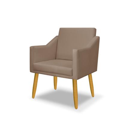 Imagem de kit 2 poltrona Isa decorativa sala escritorio Pés palito