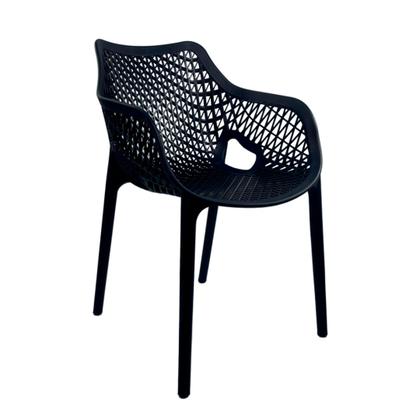 Imagem de Kit 2 Poltrona Suits Conforto Ergonômico Polipropileno Preto