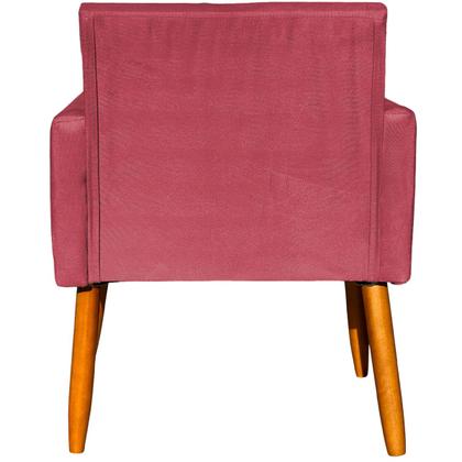 Imagem de Kit 2 Poltronas Decorativa Para Sala Recepção Escritório Consultório Nina Tecido Suede Pés Palito